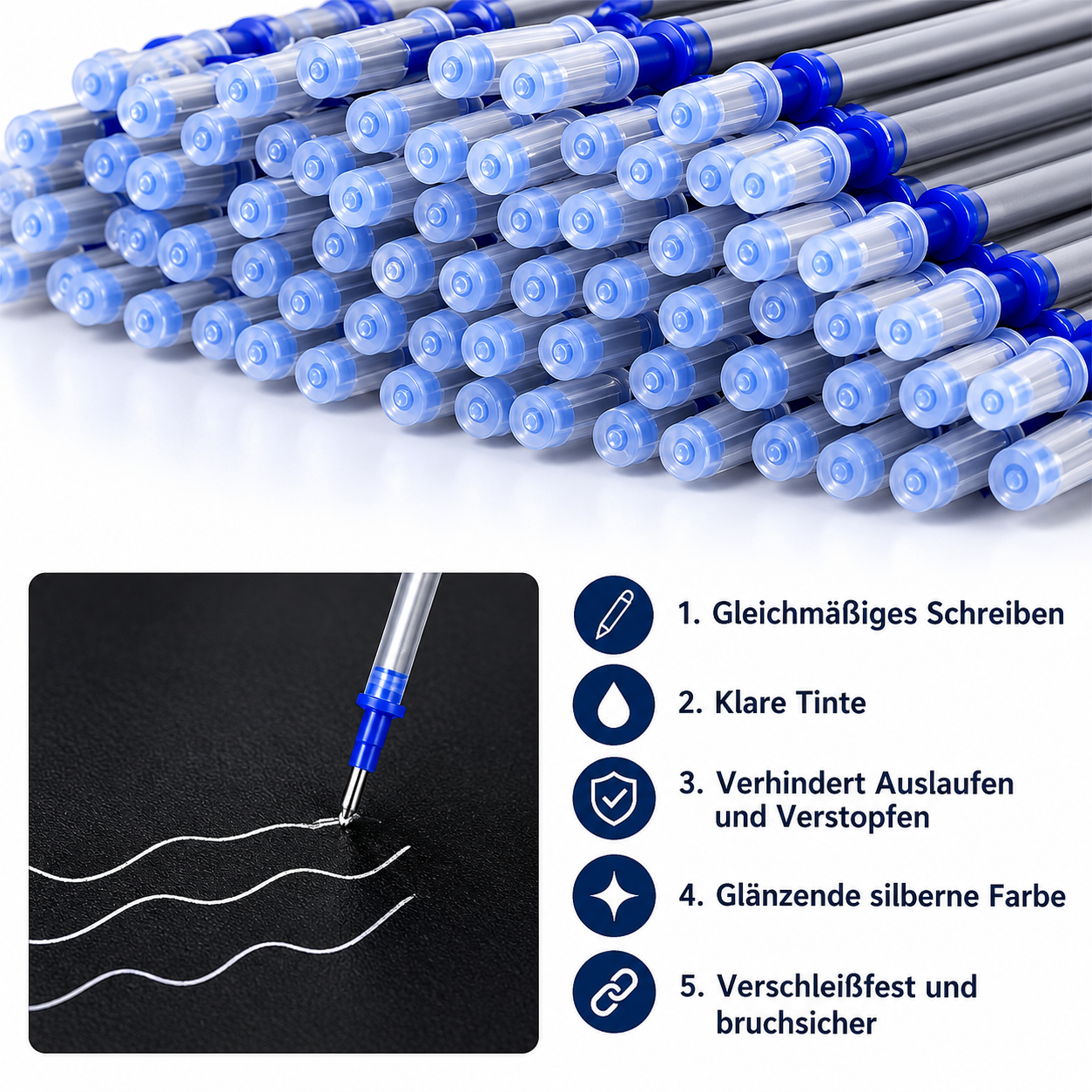 Silber-Markiermine für Leder – abwischbar – Bild 4