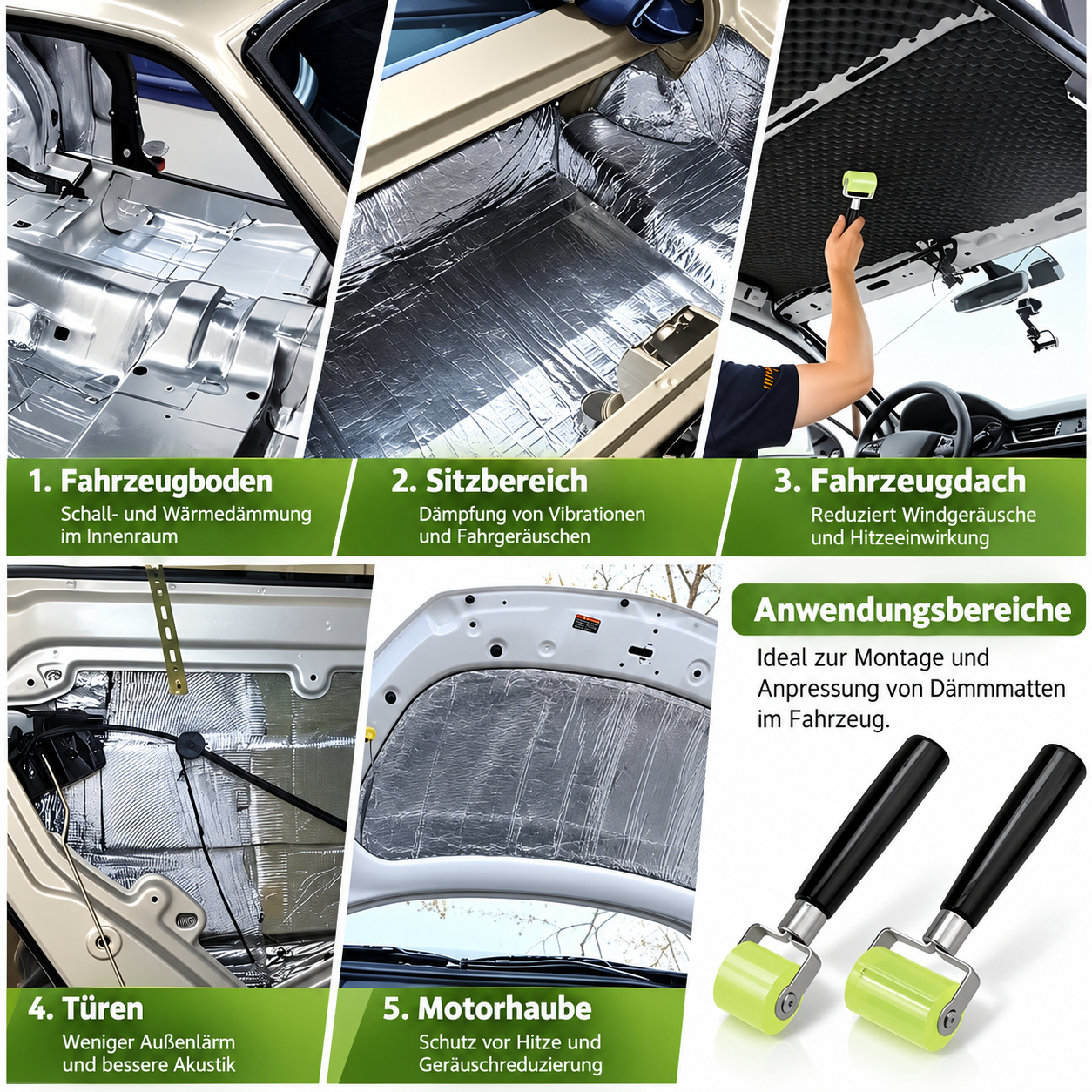 Silikon-Andrückrolle für Leder & andere Materialien – Bild 3