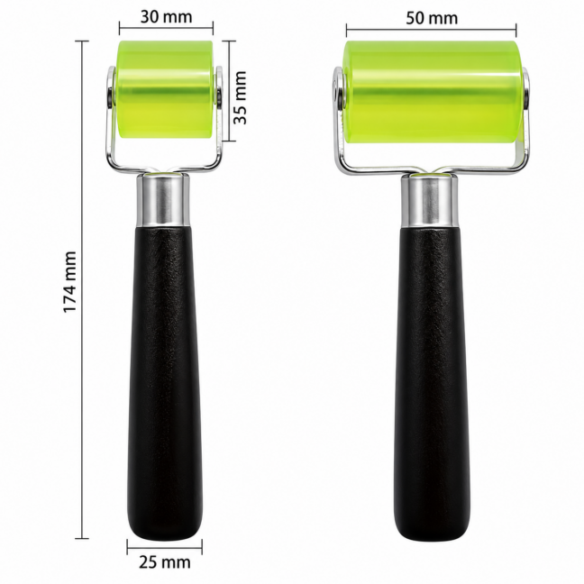 Silikon-Andrückrolle für Leder & andere Materialien