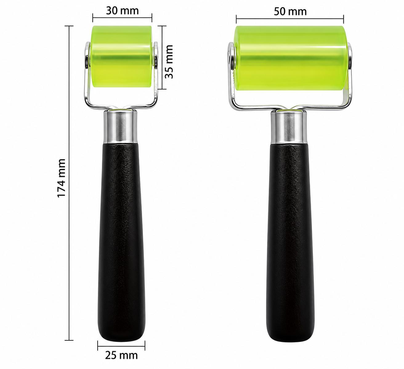 Silikon-Andrückrolle für Leder & andere Materialien