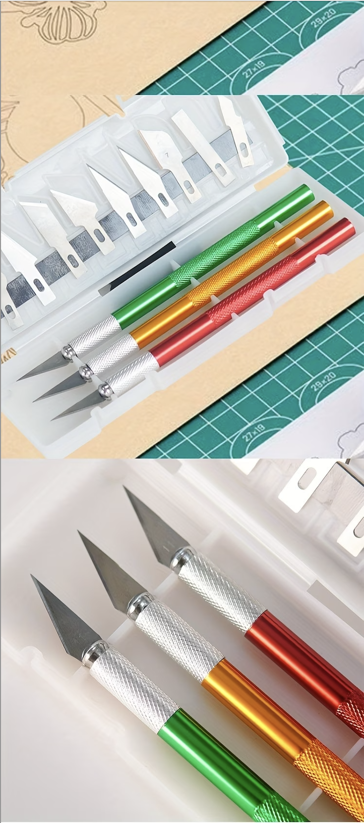 Präzisionsmesser Skalpell Cutter Set 13-in-1 – Bild 2